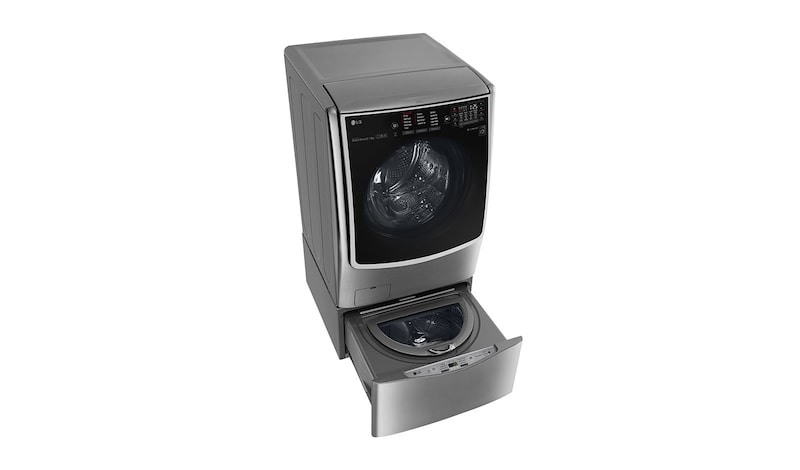LG TWINWash™ Lavadora (22Kg) Secadora (13Kg) con motor Inverter Direct Drive y Mini lavadora (3,5Kg) motor Slim Inverter Direct Drive, WD22VTS6TW