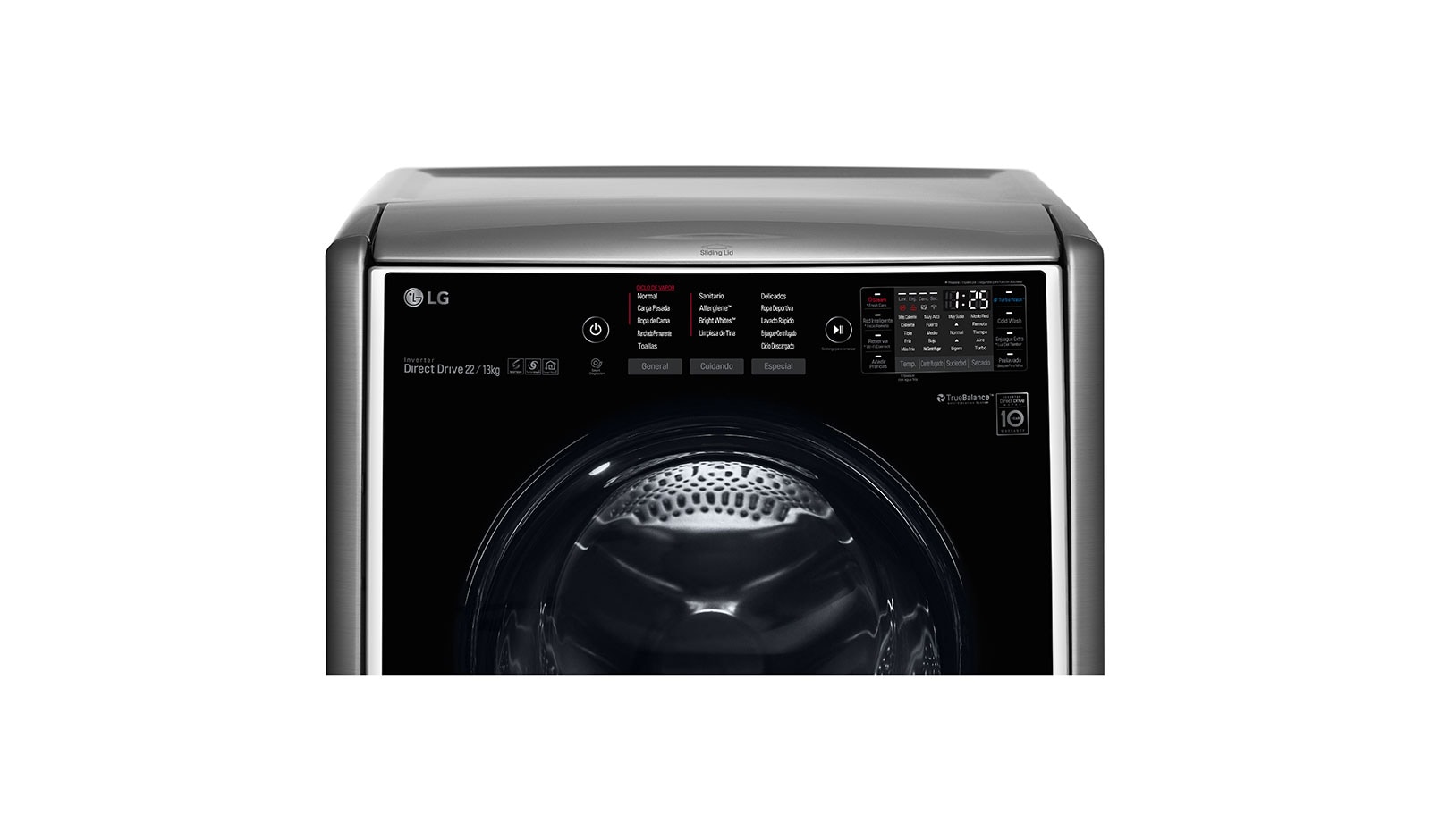 LG TWINWash™ Lavadora (22Kg) Secadora (13Kg) con motor Inverter Direct Drive y Mini lavadora (3,5Kg) motor Slim Inverter Direct Drive, WD22VTS6TW