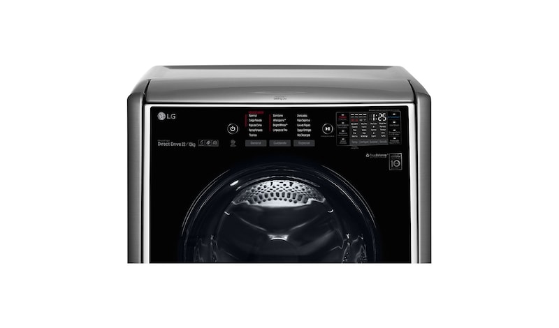 LG TWINWash™ Lavadora (22Kg) Secadora (13Kg) con motor Inverter Direct Drive y Mini lavadora (3,5Kg) motor Slim Inverter Direct Drive, WD22VTS6TW