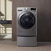 LG  LG TWINWash™ Lavadora(22Kg) Secadora(13Kg) con motor Inverter Direct Drive y Mini Lavadora de (3,5Kg) con motor Slim Inverter Direct Drive, WD22VV2S6TW