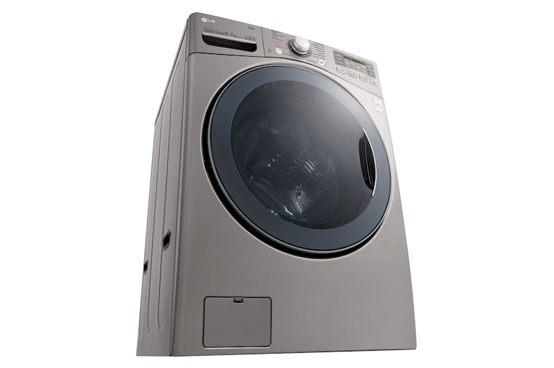 LG Lavadora – Secadora Carga Frontal con Motor Inverter Direct Drive y Capacidad Total de 22 kilos de lavado y 11 kilos de secado., WD22VVS6