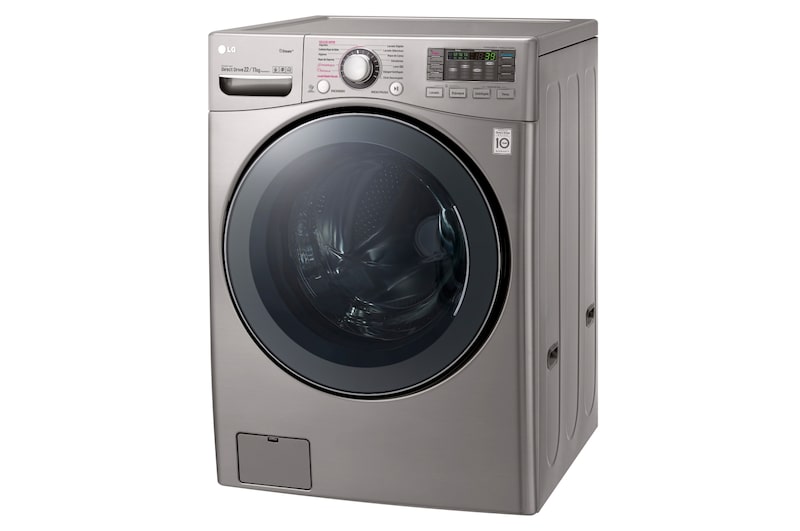 LG Lavadora – Secadora Carga Frontal con Motor Inverter Direct Drive y Capacidad Total de 22 kilos de lavado y 11 kilos de secado., WD22VVS6