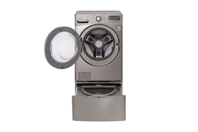 LG TWINWash™ Lavadora (22Kg) Secadora (11Kg) con Motor Inverter Direct Drive y Mini Lavadora (3,5Kg) con Motor Slim Inverter Direct Drive., WD22VVS6TW