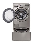 LG TWINWash™ Lavadora (22Kg) Secadora (11Kg) con Motor Inverter Direct Drive y Mini Lavadora (3,5Kg) con Motor Slim Inverter Direct Drive., WD22VVS6TW