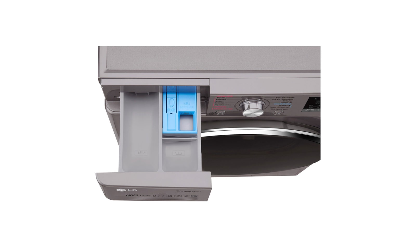 LG Lavadora – Secadora Carga Frontal con Motor Inverter Direct Drive y capacidad total 9 kilos de lavado y 5 kilos de secado, WD9DBS6