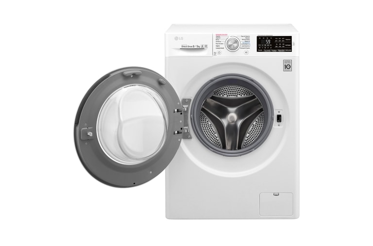 LG Lavadora – Secadora Carga Frontal con Motor Inverter Direct Drive y Capacidad Total de 9 kilos de lavado y 5 kilos de secado, WD9WB6