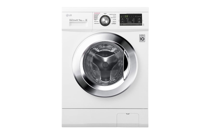 LG Lavadora-Secadora Carga Frontal con motor Inverter Direct Drive y capacidad total de 9 kilos de Lavado y 5 kilos de Secado , WD9WE6