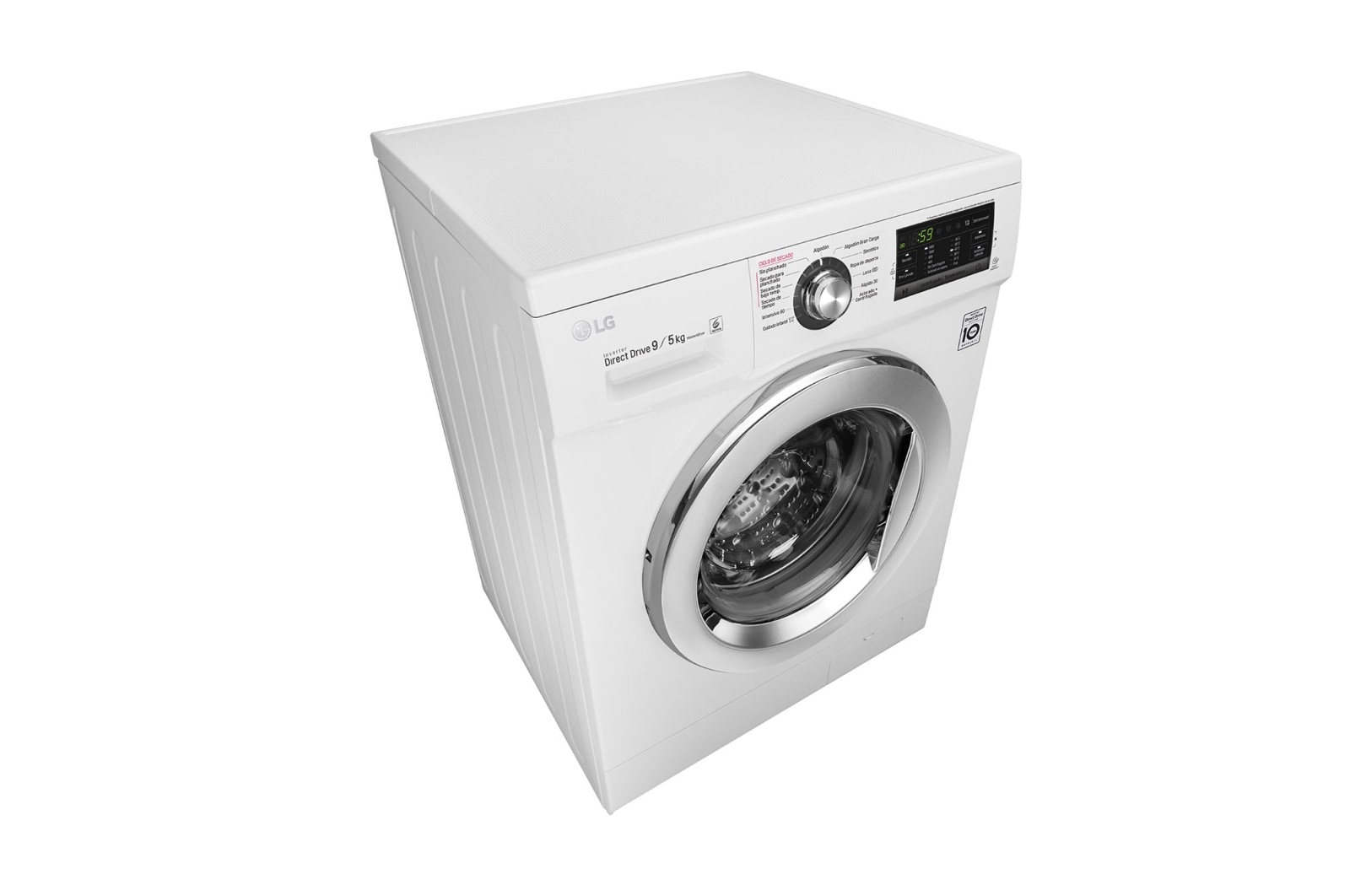 LG Lavadora-Secadora Carga Frontal con motor Inverter Direct Drive y capacidad total de 9 kilos de Lavado y 5 kilos de Secado , WD9WE6