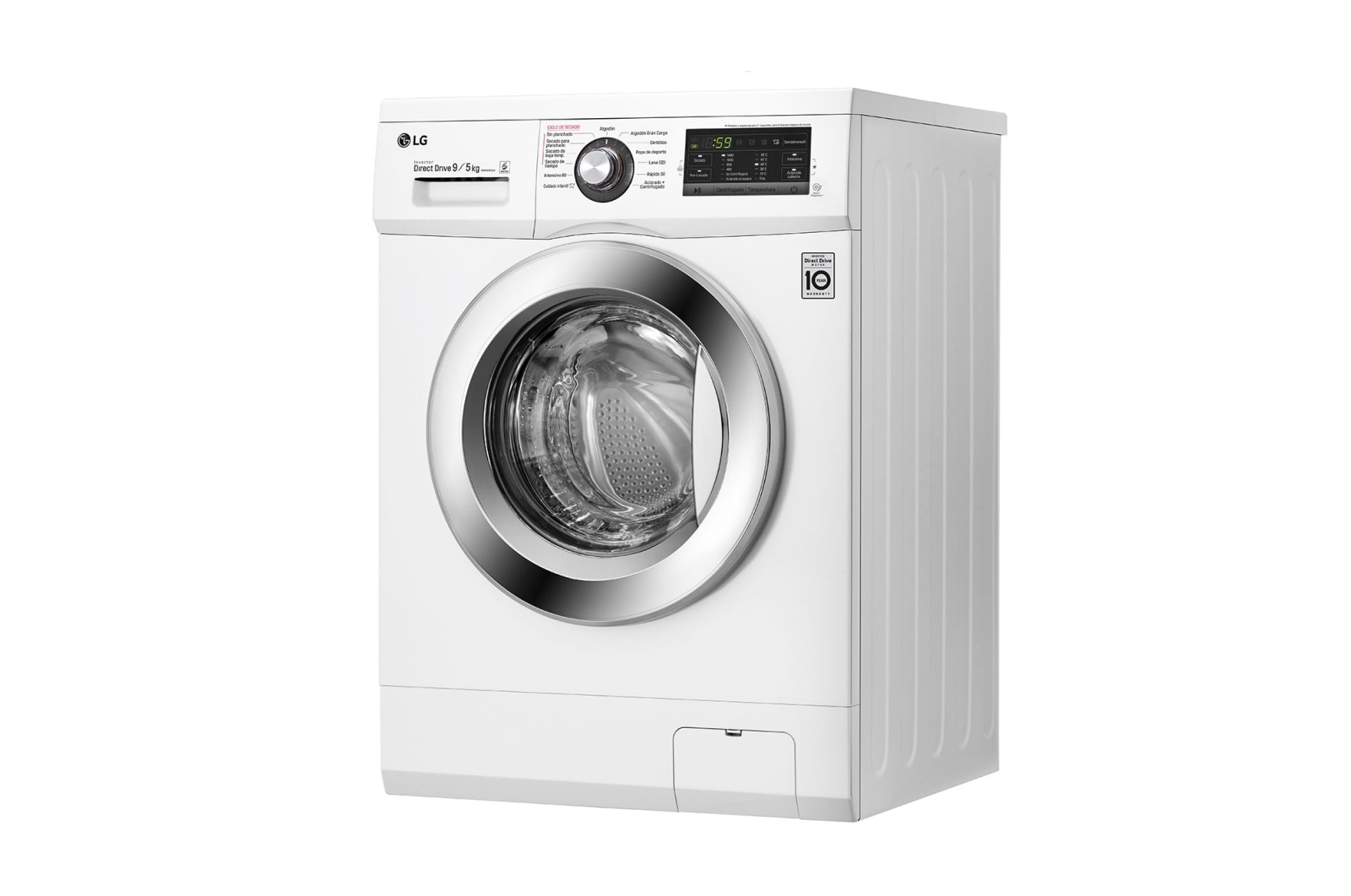 LG Lavadora-Secadora Carga Frontal con motor Inverter Direct Drive y capacidad total de 9 kilos de Lavado y 5 kilos de Secado , WD9WE6