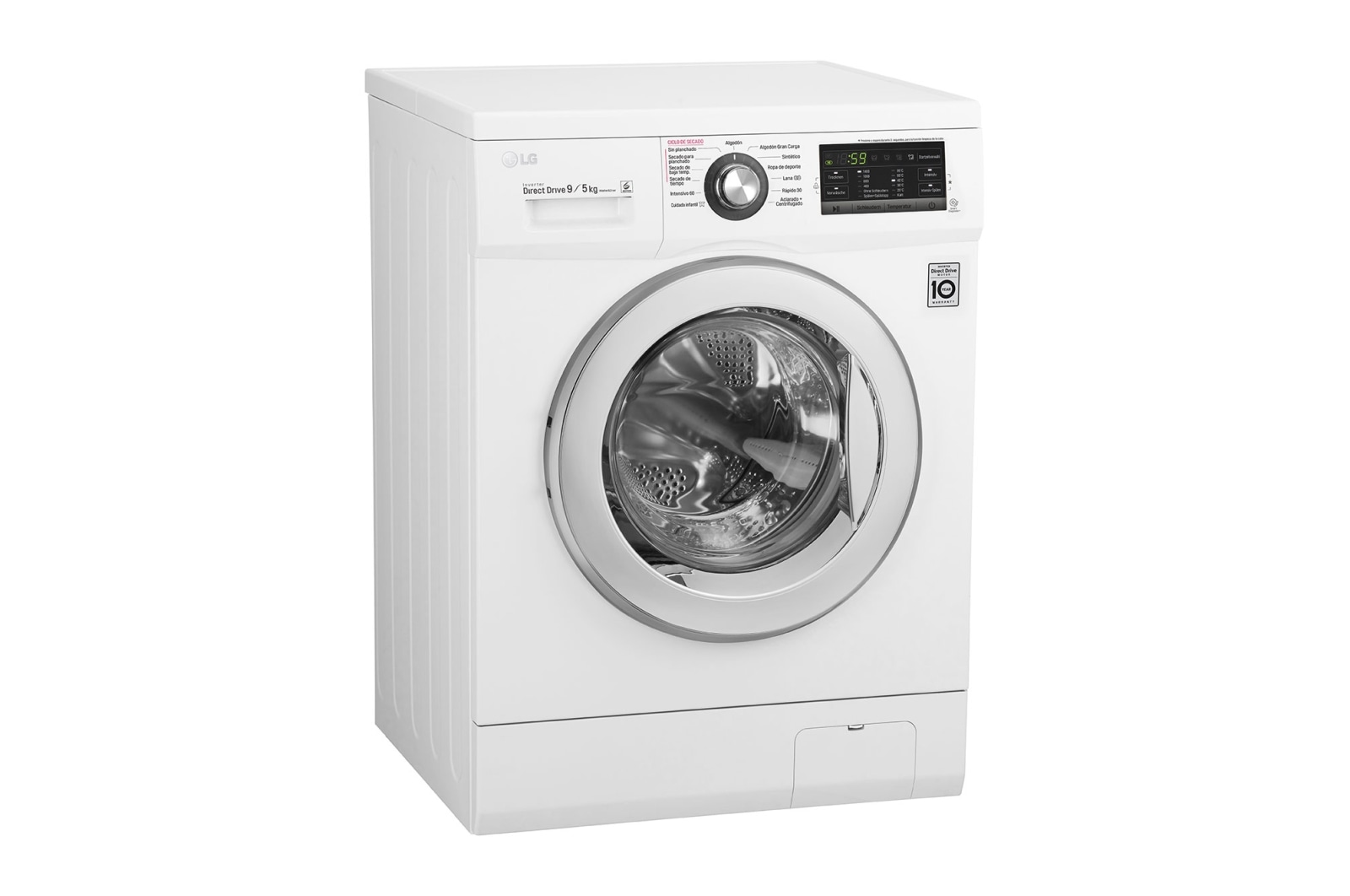LG Lavadora-Secadora Carga Frontal con motor Inverter Direct Drive y capacidad total de 9 kilos de Lavado y 5 kilos de Secado , WD9WE6