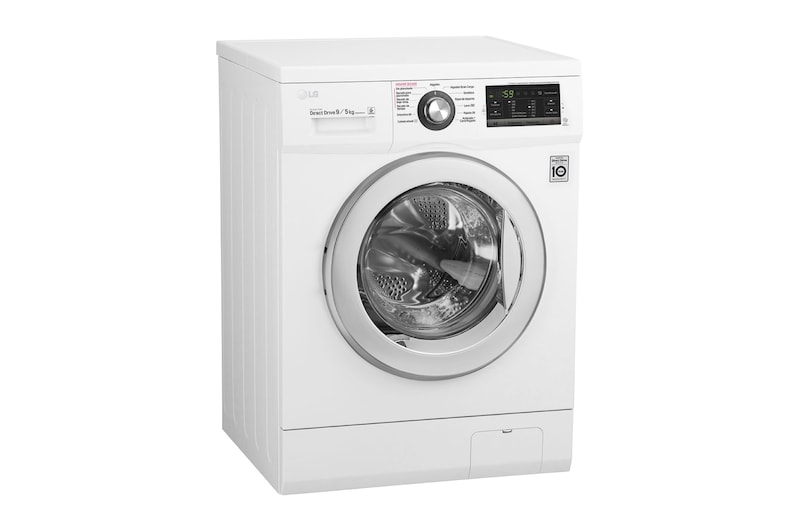 LG Lavadora-Secadora Carga Frontal con motor Inverter Direct Drive y capacidad total de 9 kilos de Lavado y 5 kilos de Secado , WD9WE6