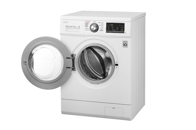 LG Lavadora-Secadora Carga Frontal con motor Inverter Direct Drive y capacidad total de 9 kilos de Lavado y 5 kilos de Secado , WD9WE6