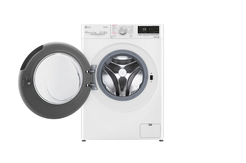 LG Lavadora Secadora de 9Kg/5Kg con AIDD™, WD9WVC4S6