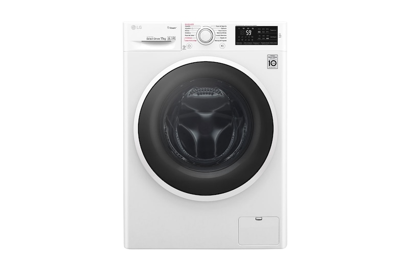 LG Lavadora Carga Frontal con Motor Inverter Direct Drive y Capacidad Total de 11 kilos de lavado., WM11WBS6