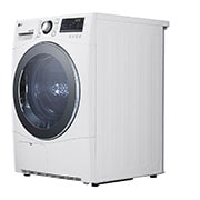 LG Lavadora + Secadora, incluye soporte de anclaje para ubicarlas de manera apilada, WM12WVC4DF9