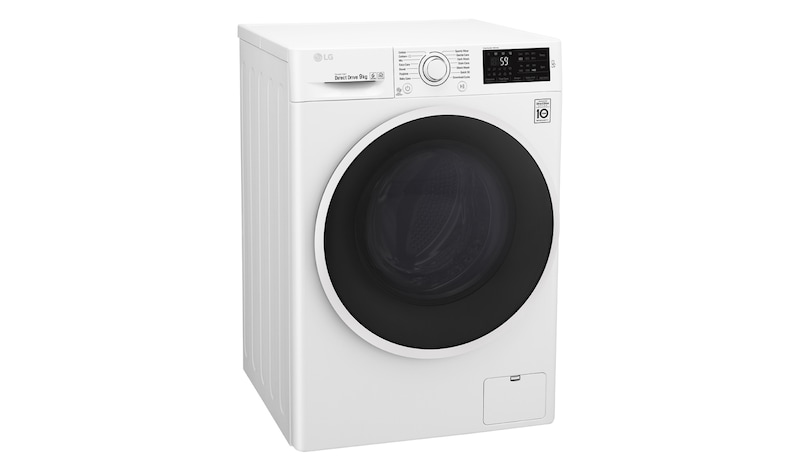 LG Lavadora Carga Frontal con Motor Inverter Direct Drive y Capacidad Total de 9 kilos de lavado., WM9WB6