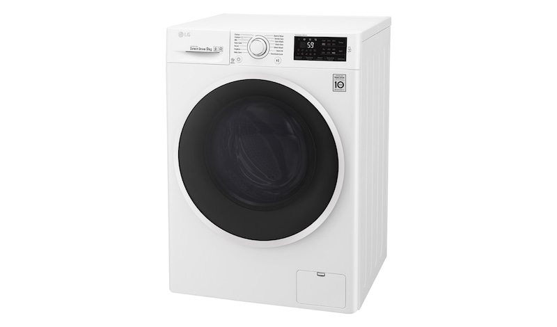 LG Lavadora Carga Frontal con Motor Inverter Direct Drive y Capacidad Total de 9 kilos de lavado., WM9WB6