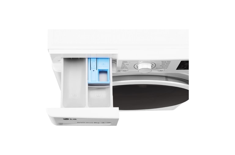 LG Lavadora Carga Frontal con Motor Inverter Direct Drive y Capacidad Total de 9 kilos de lavado., WM9WB6