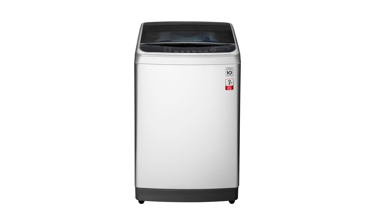 Vista frontal de Lavadora de Carga Superior con motor Inverter Direct Drive y capacidad total de 12,5 Kg WT13SS6