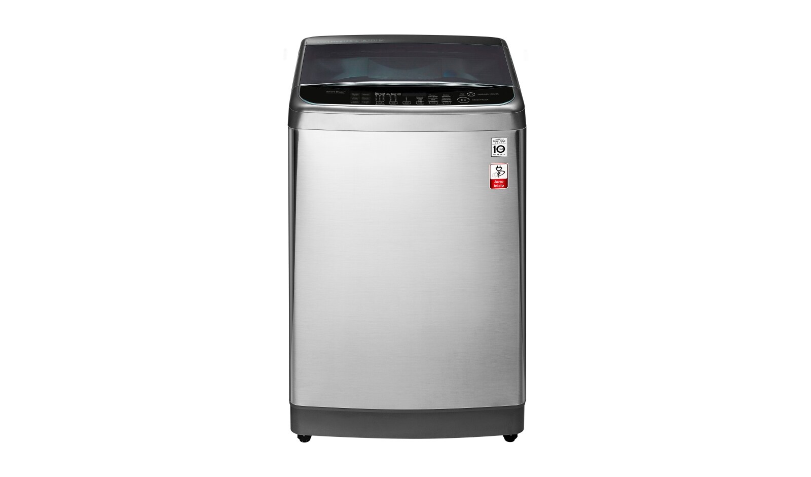 Vista frontal de Lavadora de Carga Superior con motor Inverter Direct Drive y capacidad total de 12,5 Kg WT13VS6