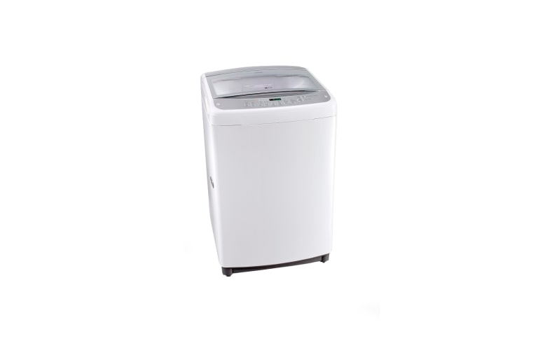 Vista frontal de Lavadora de Carga Superior con motor Smart Inverter y capacidad total de 13 kilos WT13WSB