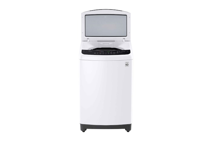 Front view of open door