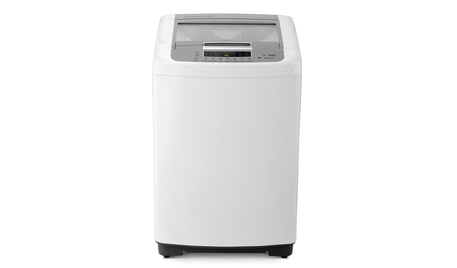 Vista frontal de Lavadora 14 Kg con tecnología Turbo Drum WT14WP