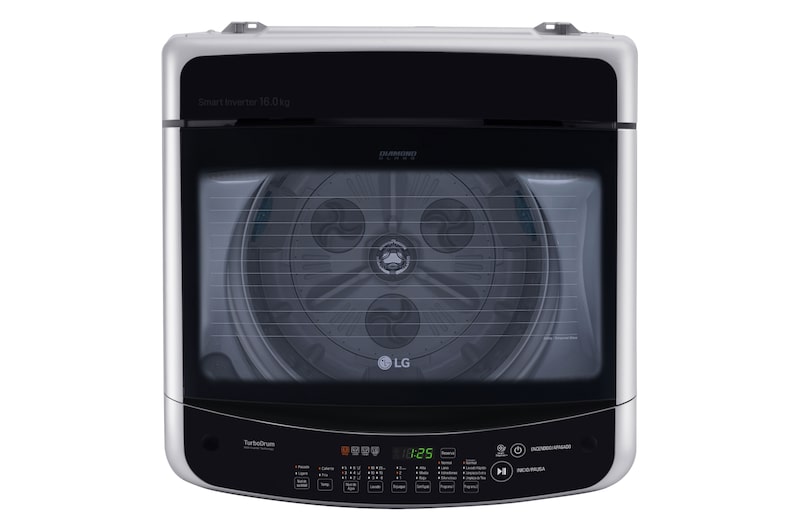 LG Lavadora de Carga Superior con motor Smart Inverter y capacidad total de 16 Kilos, WT16DSBP