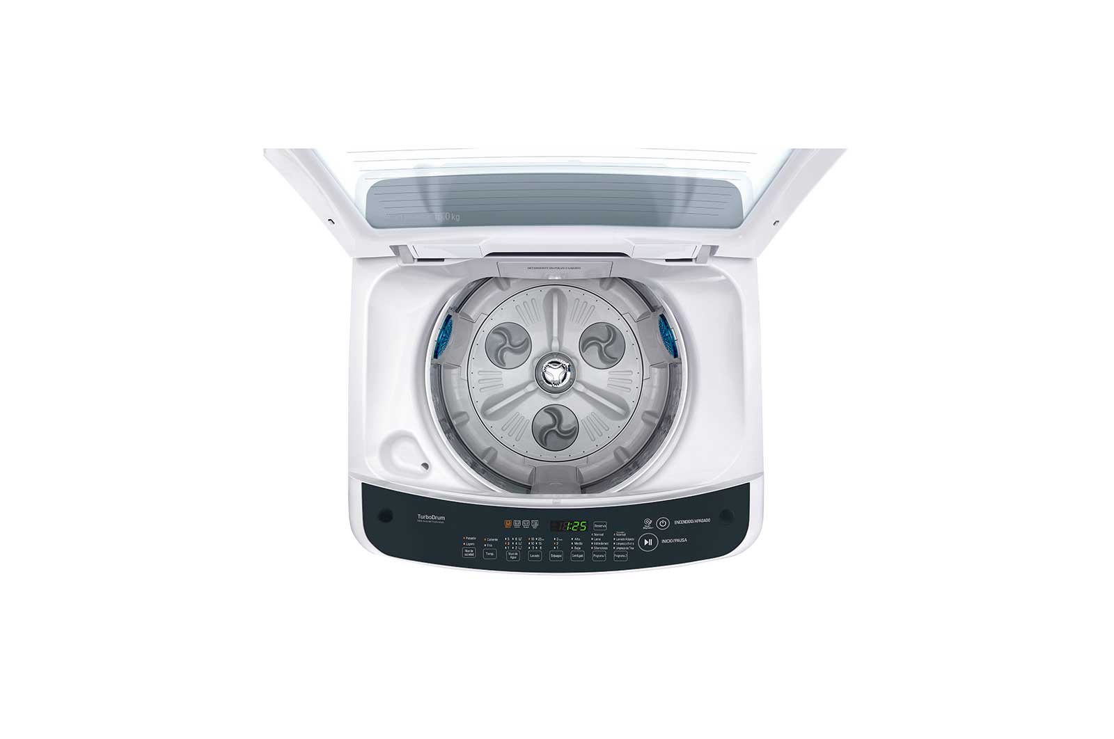 LG  Lavadora de Carga Superior con motor Smart Inverter y capacidad total de 16 kilos, WT16WSBP