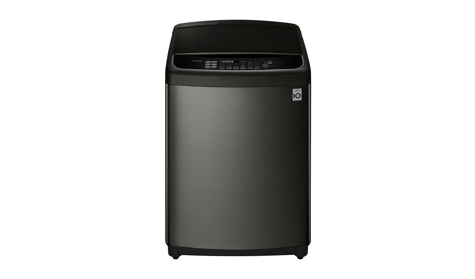 Vista frontal de Lavadora de Carga Superior con Motor Inverter Direct Drive y Capacidad Total de 17 Kg WT17BS6