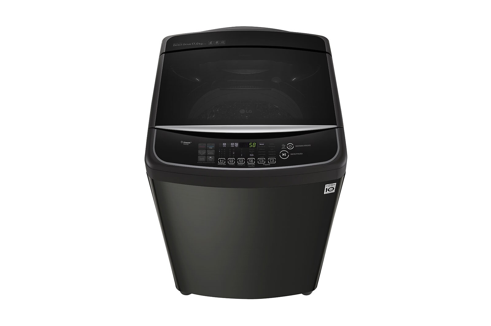 LG Lavadora de Carga Superior con Motor Inverter Direct Drive y capacidad total de 17 Kilos, WT17BS6H