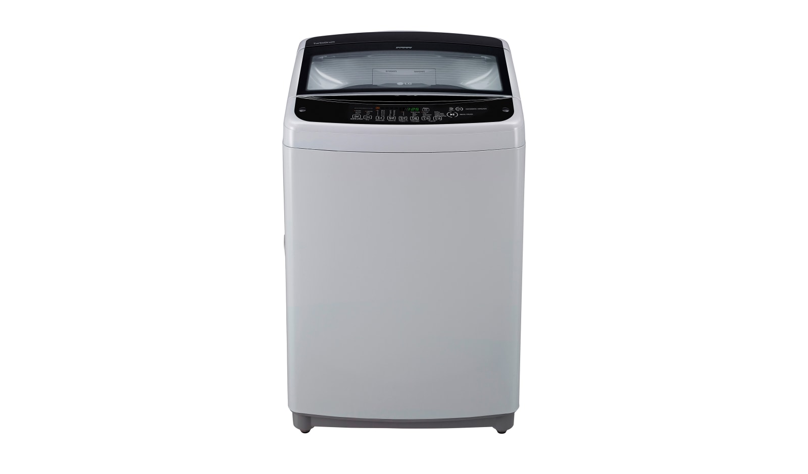 Vista frontal de Lavadora Carga Superior con motor Smart Inverter y capacidad total de 18 Kg WT18DSB