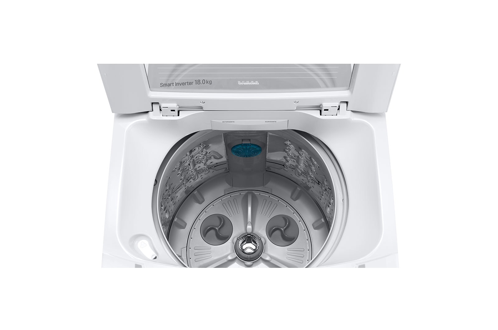 LG Lavadora Carga Superior 18Kg con Smart Motion, WT18WPB