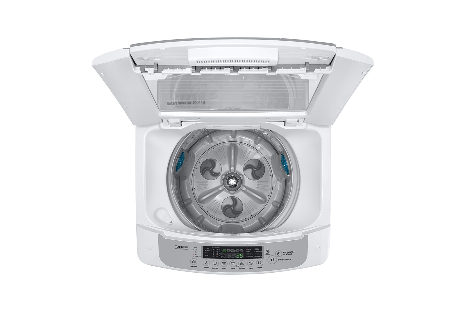 LG Lavadora Carga Superior 18Kg con Smart Motion, WT18WPB