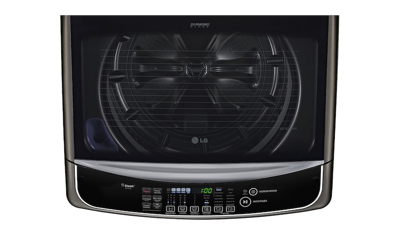 LG Lavadora de Carga Superior con Motor Inverter Direct Drive y Capacidad Total de 22 Kg, WT22BSS6