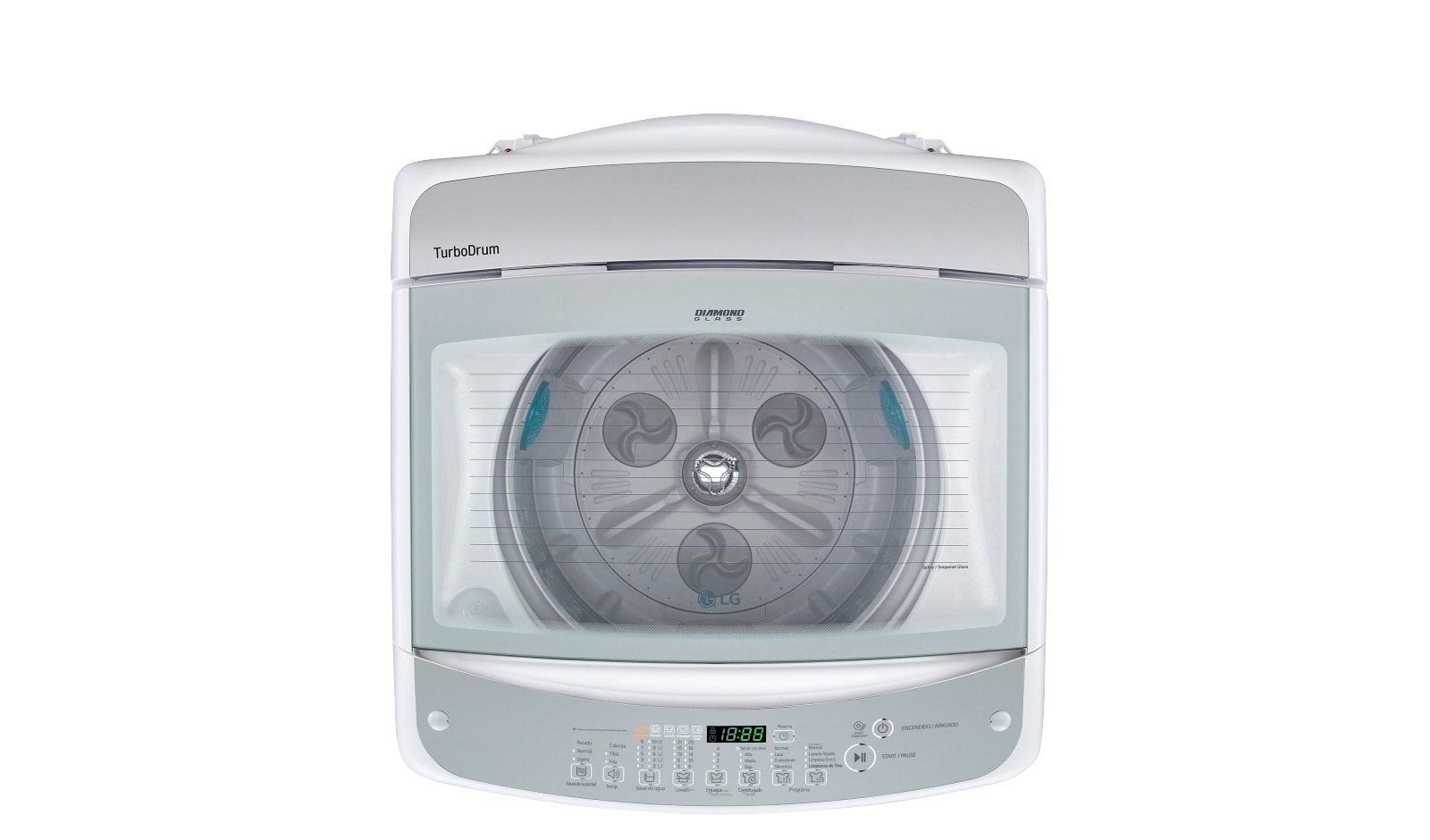 LG   Lavadora de Carga Superior con motor Smart Inverter y capacidad total de 9 kilos, WT9WSB