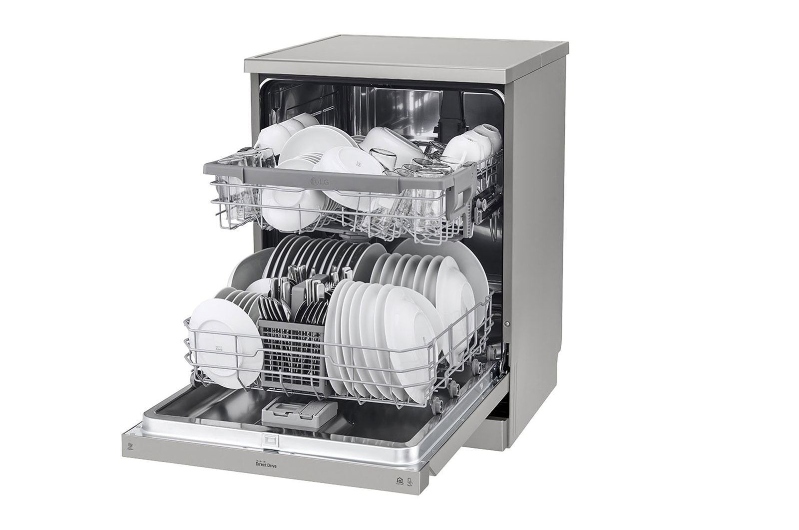 LG Lavavajillas 14 cubiertos con QuadWash™, DF222FP