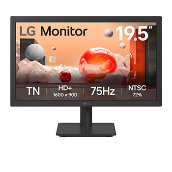 Vista frontal de Monitor HD+ de 19.5” 20U401A-B