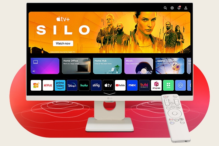 webOS 23 nueva página de inicio.