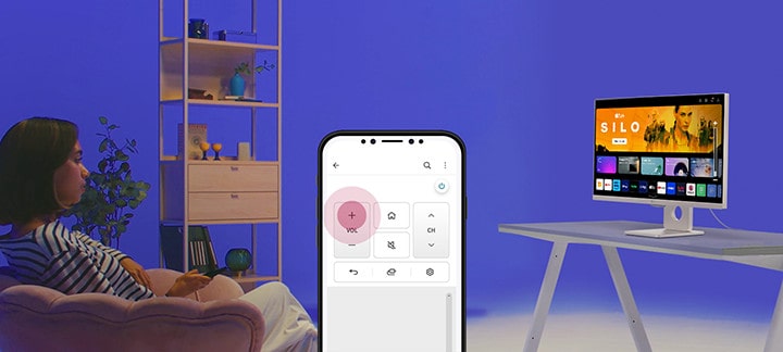 Con la aplicación ThinQ, puedes utilizar las funciones principales del mando a distancia.