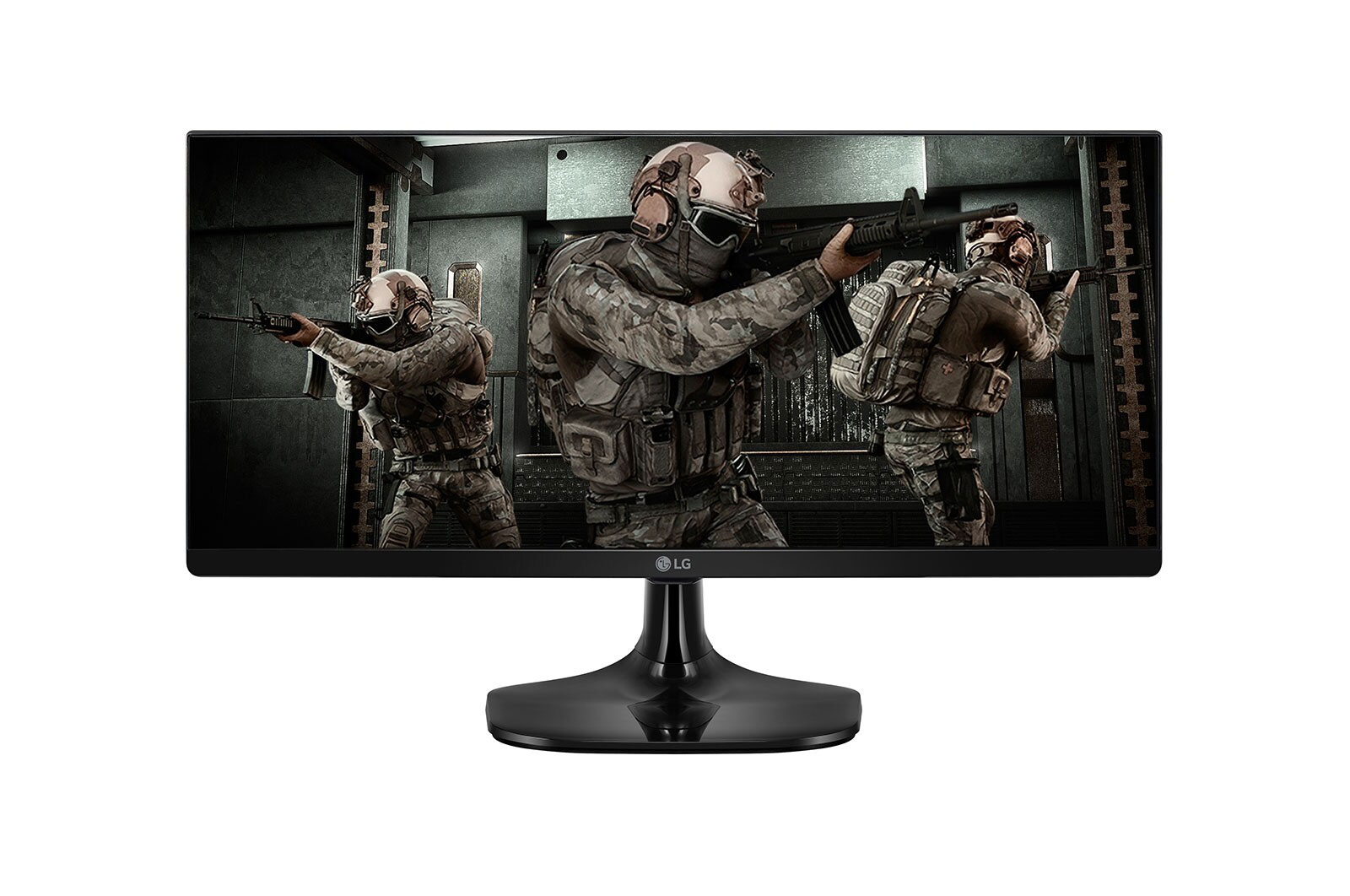 Vista frontal de 25&#34; 21:9 UltraWide™ Full HD(2560x1080) IPS LED Monitor  25UM58