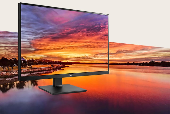 Monitor IPS QHD de 27": colores realistas desde cualquier ángulo