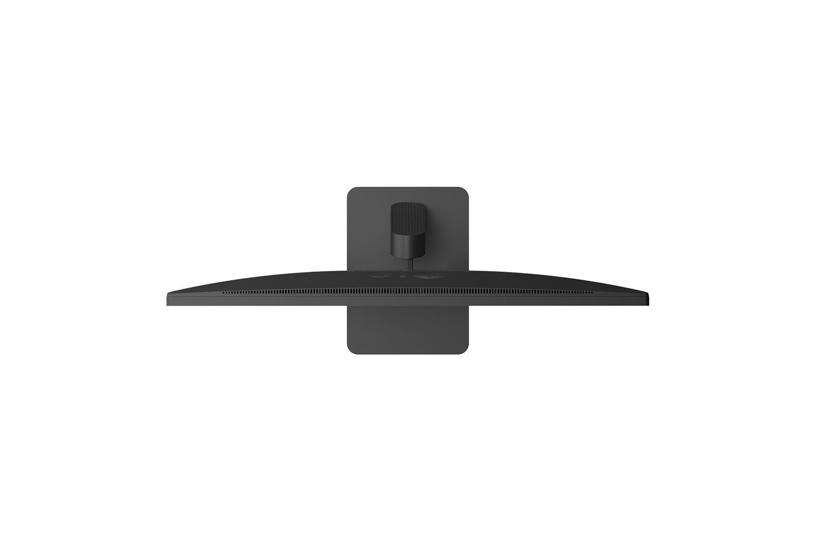 Top view of LG UltraFine monitor highlighting its slim form factor