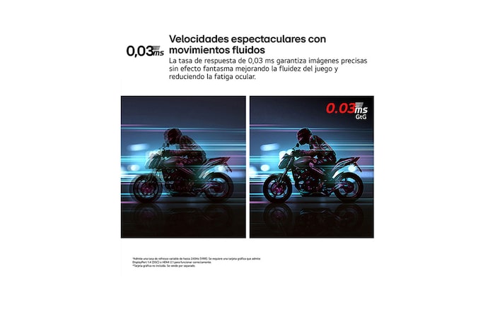 velocidades espectaculares