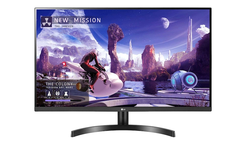 LG 31.5'' QHD(2560x1440) IPS Monitor con AMD FreeSync™ , 32QN600-B