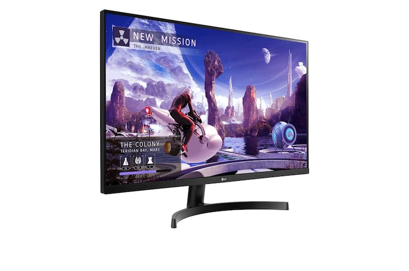 LG 31.5'' QHD(2560x1440) IPS Monitor con AMD FreeSync™ , 32QN600-B