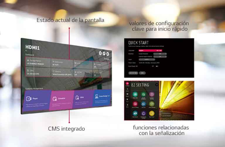 Se pueden realizar varias tareas simultáneamente con la interfaz gráfica de usuario intuitiva.
