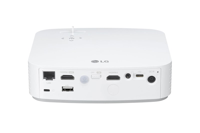 LG CineBeam Full HD (1920 x 1080)1080P Compact Projector RGB LED 600 Lumen 100000:1, PF50KS