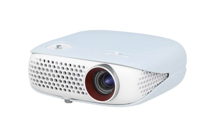 LG Resolución HD, 800 lúmenes, proyección hasta 120''. HDMI, USB y compatible con Office. Ligero y móvil., PW800G