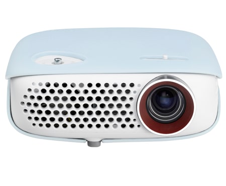 LG Resolución HD, 800 lúmenes, proyección hasta 120''. HDMI, USB y compatible con Office. Ligero y móvil., PW800G